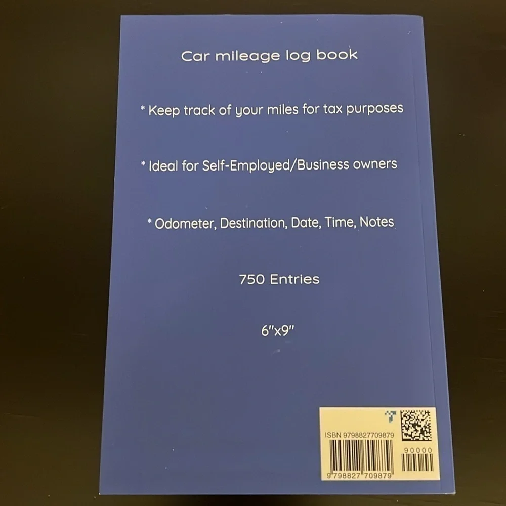 Car Mileage Log Book for Business  NEW